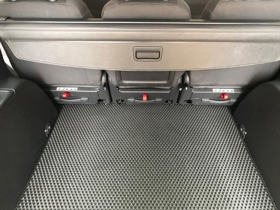 Коврик багажника (EVA, 5 мест, черный) для Volkswagen Touran 2003-2010 гг | Зображення 3