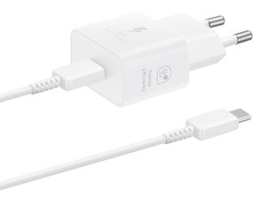 Мережевий зарядний пристрій Samsung 25W Travel Adapter + Type-C cable White (EP-T2510XWEGEU)