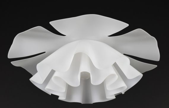 Люстра стельова на 1 лампочку 27929 Білий 21х50х50 см.