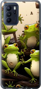 Чехол на Oppo Reno6 Z Жабки "5656u-2477-17620"