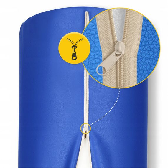 Валик для реабілітації та масажу 4FIZJO 100 x 30 см Blue (P-5905973402958) | Зображення 5