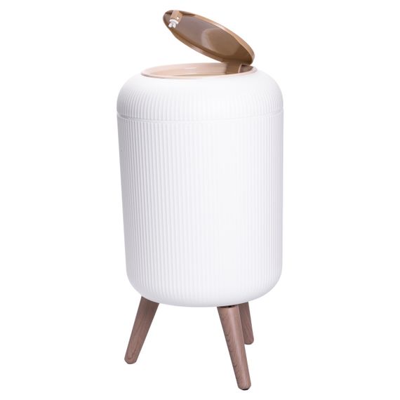 Відро для сміття з клік-кришкою на ніжках 10 літрів відро для сміття на кухню, в спальню і для офісу HP-45-14