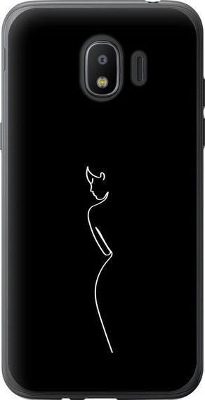 Чехол на Samsung Galaxy J2 2018 Силуэт1 "4590u-1351-17620"