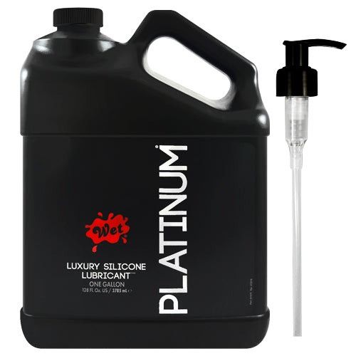 Лубрикант на силіконовій основі WET Platinum One Gallon 3785 мл Sex Aura | Зображення 1
