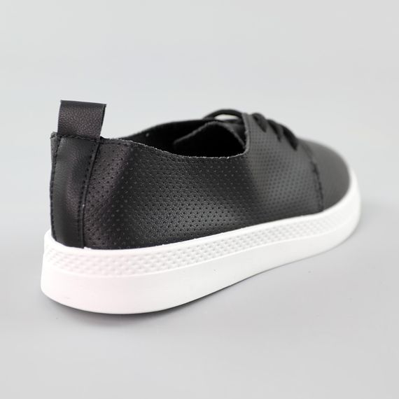 Кеди жіночі перфорація 591554 Чорні 36 37 38 39 40 41 | Зображення 4