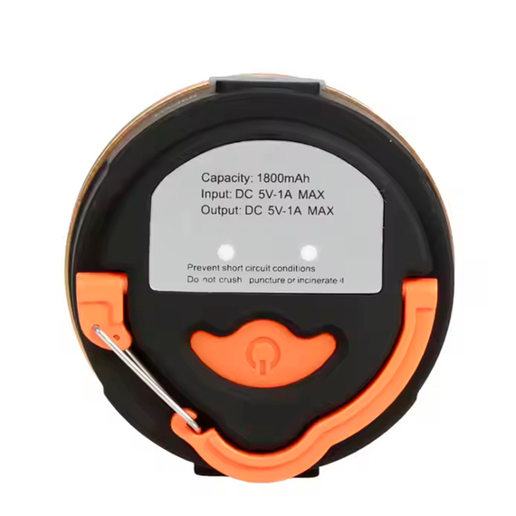 Светодиодный фонарь кемпинг YD-1-LED, АКБ Li-Ion, Power Bank, магнит, ЗУ Тype-C | Зображення 9
