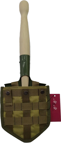 Саперна лопата М&М МСЛ50 Хакі в чохлі з MOLLE 1 Coyote Койот (213361) | Зображення 1