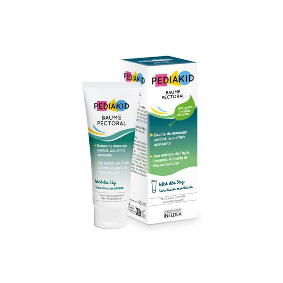 Бальзам проти застуди, Baume Pectoral, Pediakid, 40 мл