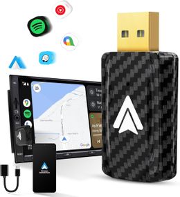 Бездротовий адаптер Android Auto для авто з 2017 року, перехідник з дротового Android Auto USB-A, USB-C, донгл для перетворення