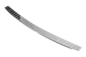 Накладка на задній бампер Чорний хром 2016-2018 (нерж) для Hyundai Tucson TL 2016-2021рр.