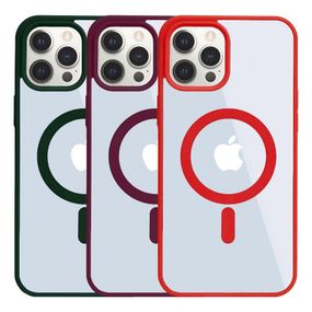 Чохол TPU Color with Magsafe для iPhone 12/12 Pro Колір 02, Light Синій