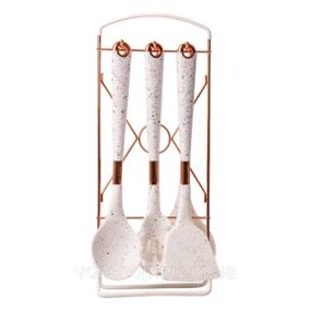 Набор кухонных принадлежностей на подставке 6 штук кухонные аксессуары Гранит YRUR7