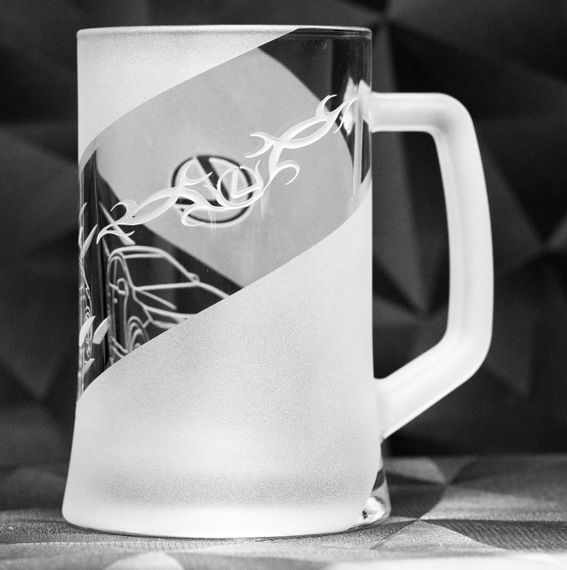 Подарочный пивной бокал  670 мл с гравировкой авто надписью лого Лексус РХ 350Lexus RX 350 | Зображення 5