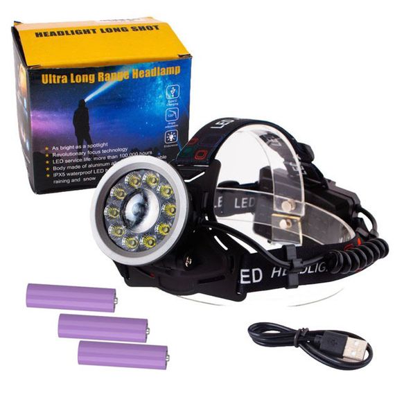 Ліхтар налобний CT021 10+1 UQ-14