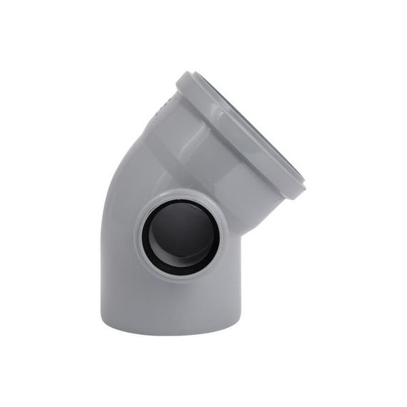 Колено 2 пл 110x100х45+ 50х90° (левое) TA Sewage | Зображення 3