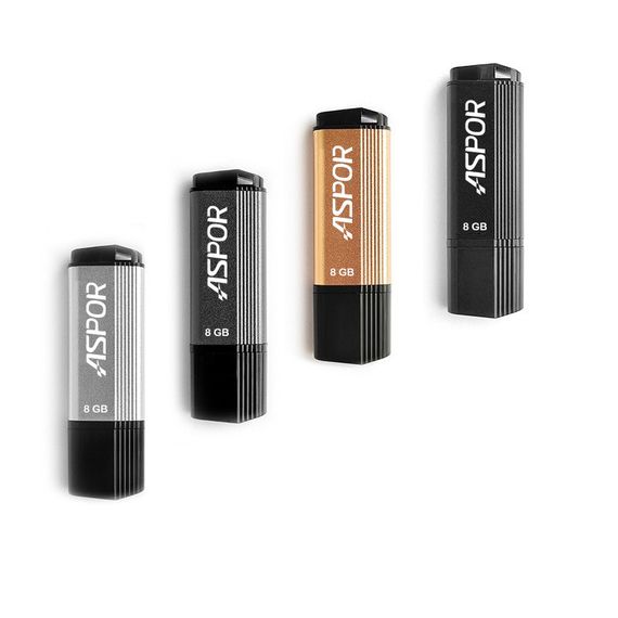 USB Flash Aspor AR121 8GB- чорний | Зображення 2