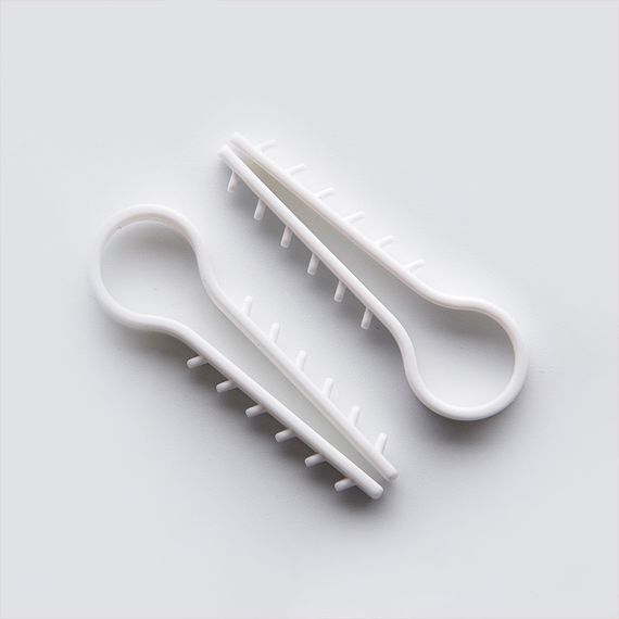 Дюбель-ялинка Ø16 для круглих дротів білий (пач 50 шт.) APRO FT-161 | Зображення 1