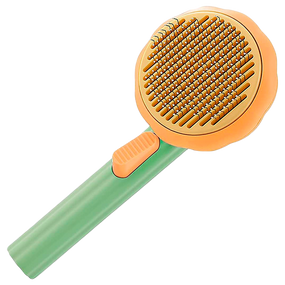 Щітка для вичісування вовни для тварин Pet Brush pumpkin Зелений