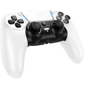 Ігровий джойстик геймпад Hoco GA32 Dragon for PS5 White