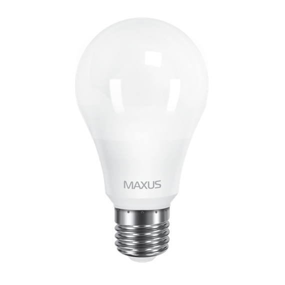 LED лампа Maxus A60 10W 3000K (950Lm) 220V E27. 2-LED-561-01. Акционная упаковка | Зображення 1