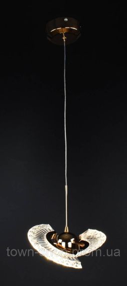 Люстра потолочная LED JU01 Золото 25-120х18х18 см. | Зображення 2