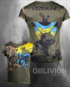 Тактична потоотводна футболка oblivion ветеран ДЛ7118