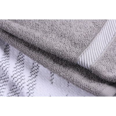 Полотенце Ardesto набор кухонных SuperSoft махровый серый, 2х40х60 см, 100% хлопок (ART4060NS) | Зображення 5
