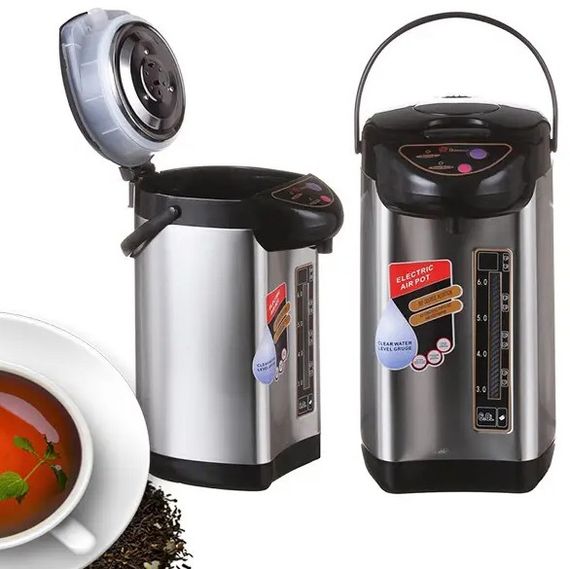 Термопот з нержавної сталі 6.8 л Thermo Pot Genius EK-7906A (41648-EK 7906A_1063) | Зображення 2