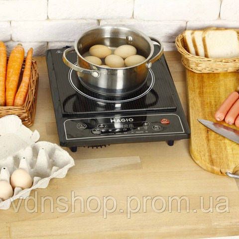 Кухонна плита для маленької кухні MAGIO, Портативна електрична електроплита, Електро електроплити SJ-77 | Зображення 1