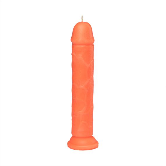 Свічка LOVE FLAME - Dildo Roma ORANGE Fluor, CPS03-ORANGE sexstyle | Зображення 3