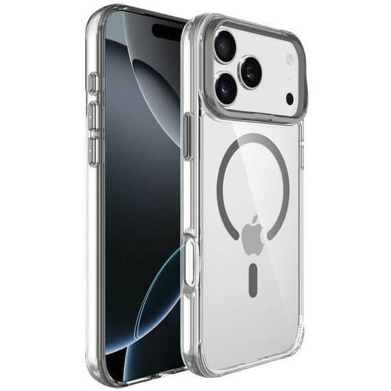 Чехол TPU Space Case Apex with MagSafe для Apple iPhone 17 Pro Max (6.9") Grey | Зображення 1