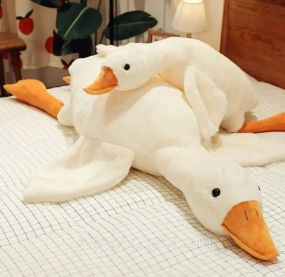 70 см Мягкая плюшевая игрушка подушка обнимашка Гусь, Гусь-обнимусь