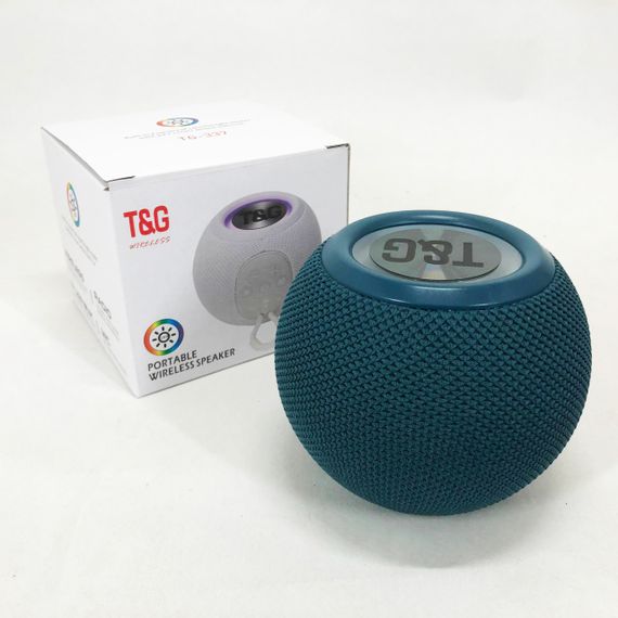 Бездротова потужна колонка TG337 з Bluetooth, RGB-підсвічуванням та радіо. Колір: синій | Зображення 6