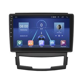 Штатная магнитола Lesko для SsangYong Korando III 2010-2013 экран 9" 4/32Gb 4G Wi-Fi GPS Top