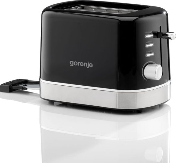 Тостер Gorenje  850Вт, підігрів, розморожування, пластик, чорний (T800DB) | Зображення 5