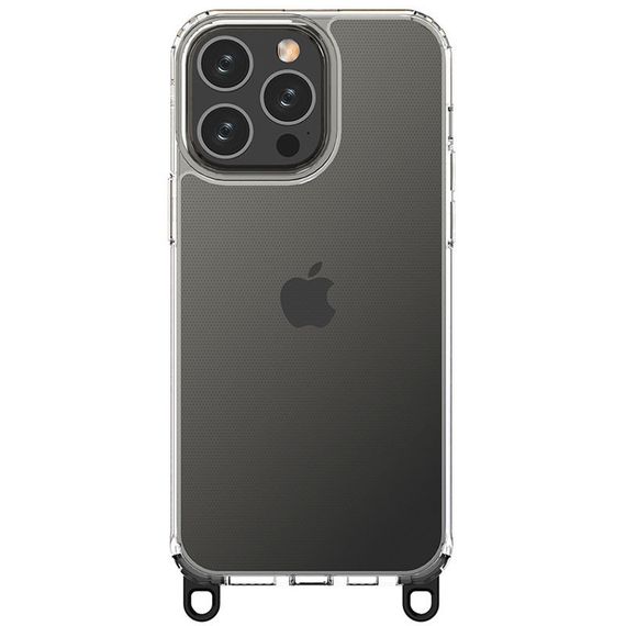 Чехол TPU Transparent with Straps для Apple iPhone 14 Pro (6.1") | Зображення 5