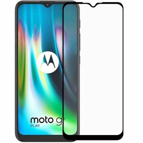 Захисне скло 2.5D на весь екран для Motorola G9 Play