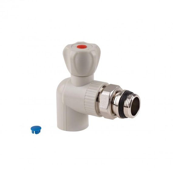 Кран кульовий радіаторний PPR Thermo Alliance 25х3/4" кутовий DSW432