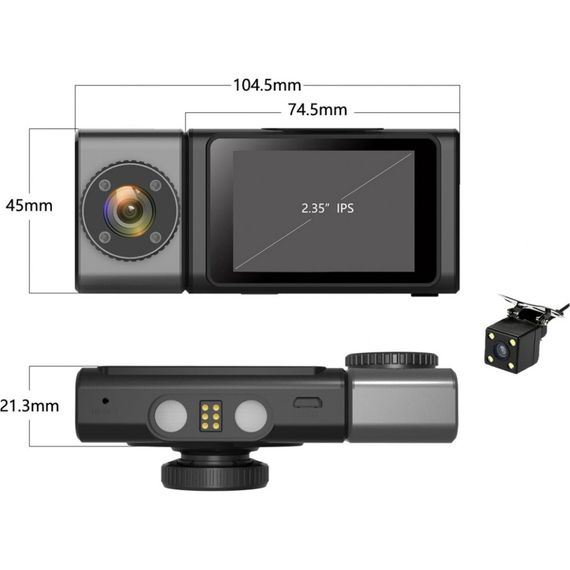 Відеореєстратор Aspiring Alibi 9 GPS, 3 Cameras, Speedcam (Aspiring Alibi 9 GPS, 3 Cameras, Speedcam) | Зображення 6