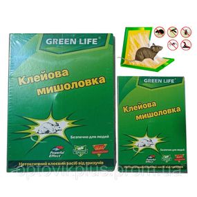 Клейова мишоловка Green Life, 12см*17см