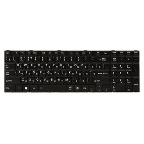 Клавиатура ноутбука PowerPlant TOSHIBA Satellite C850, C870 черный, черный фрейм (KB310272)