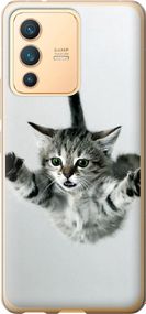 Чехол на Vivo V23 Летящий котёнок "2322u-2642-17620"