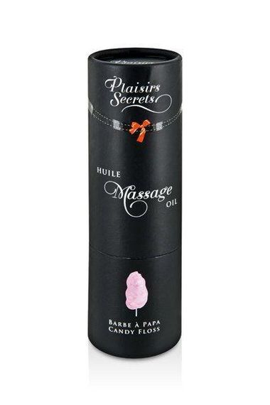 Масажна олія Plaisirs secrets Candy Floss (59 мл) з афродизіаками, їстівна, подарункове паковання Sex Aura | Зображення 2