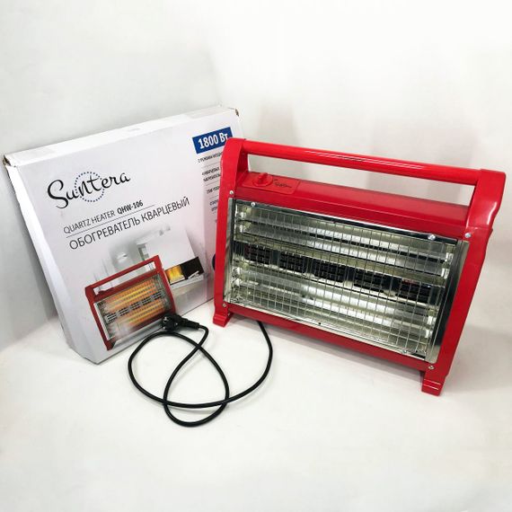Кварцевый обогреватель Suntera QHW-106 1800Вт, кварцевый обогреватель для дома, LY-605 переносной обогреватель | Зображення 2