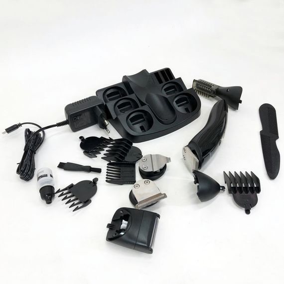 Беспроводная электробритва Kemei KM-600 | Бритва триммер для бороды | Электромашинка XE-129 для волос | Зображення 4