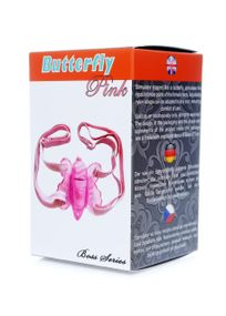 Вібростимулятор Stymulator-Butterfly Pink Sex Aura