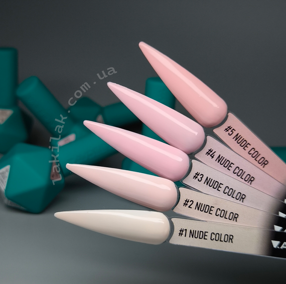 Гель-лак Victoria Avdeeva Nude Color №5 (насичений теплий рожево-бежевий) 12 мл HEMA & TPO FREE | Зображення 1