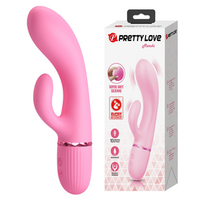 Вибромассажер для стимуляции точки G и клитора Pretty Love - Marski Pink, BW-500059 sexstyle