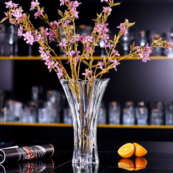 Ваза скляна для квітів Bohemia Florale 36 см 8KA88/99E50/360 | Зображення 6
