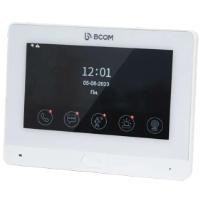 BCOM BD-760FHD/T White Відеодомофон - Монітори